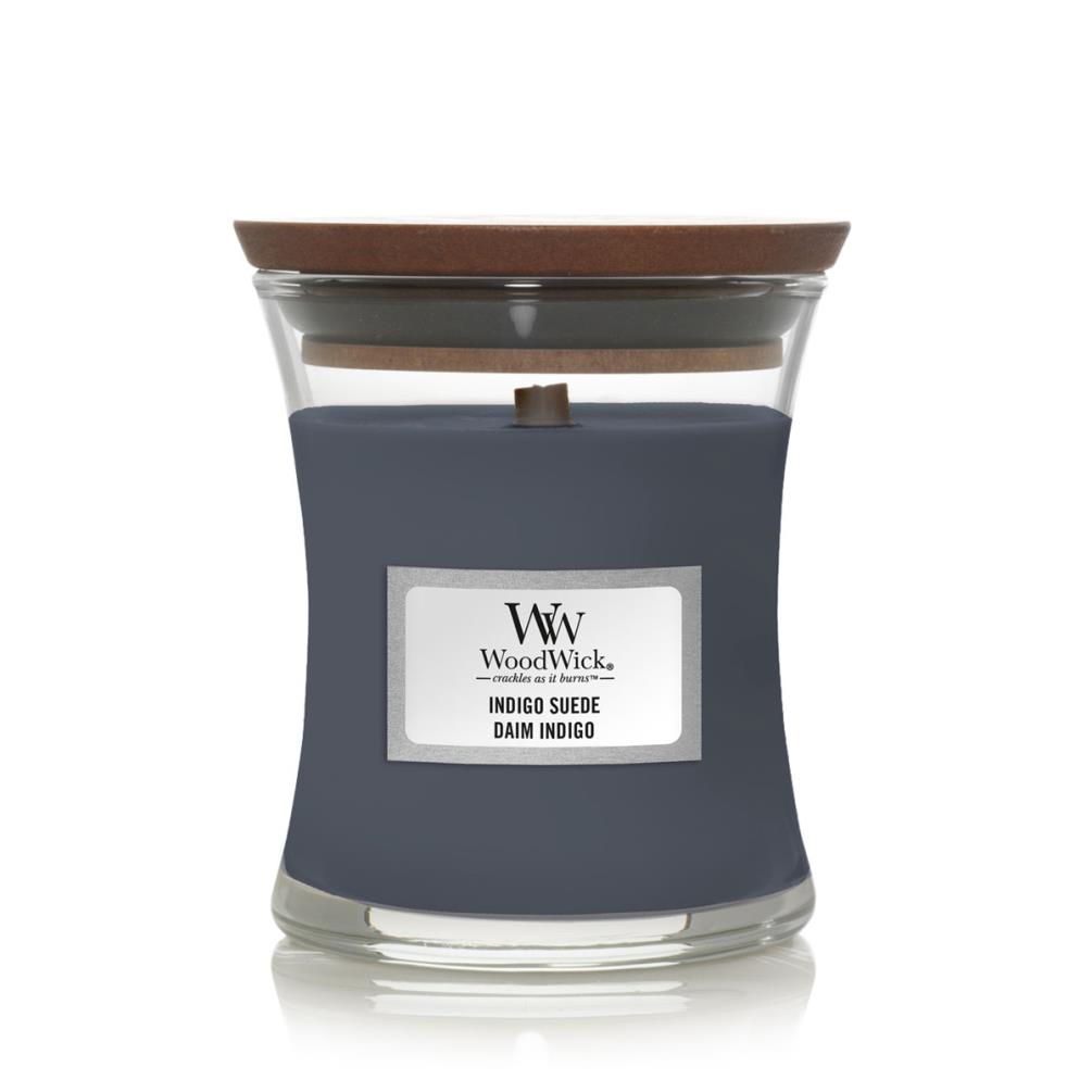WoodWick Indigo Suede Mini Hourglass Candle £9.89